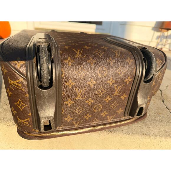 Louis Vuitton Pegase 55 Monogram Rolling Suitcase – Large Travel Luggage MB0098 - Picture 5 of 9